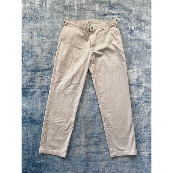 Lee Total Freedom Relaxed Fit Khaki Pants 34 x 30 - Picture 1 of 6